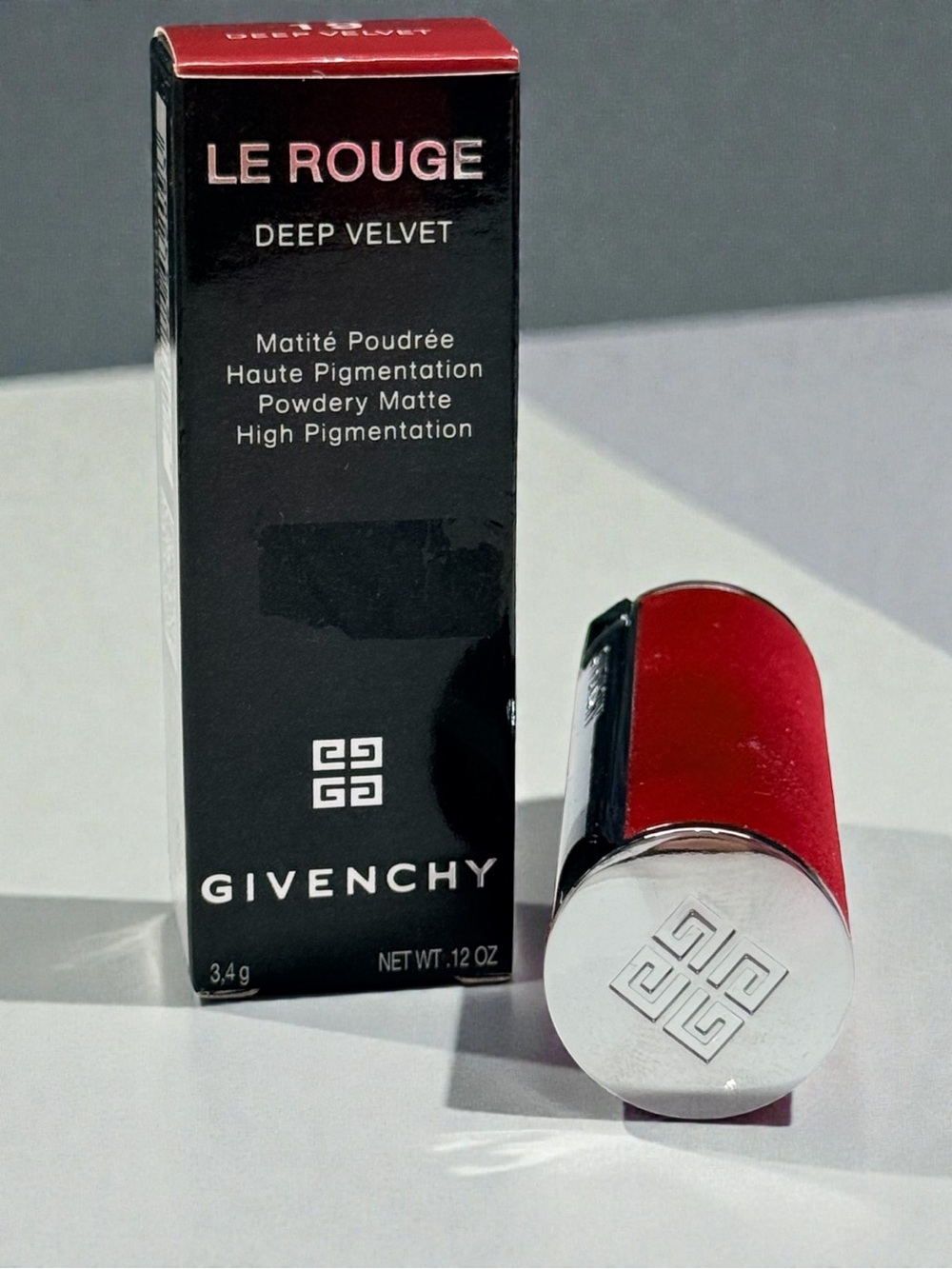 Givenchy Le Rouge Deep Velvet Matte Lipstick #19 Rouge Santal Rare Velvet Case - Picture 2 of 6